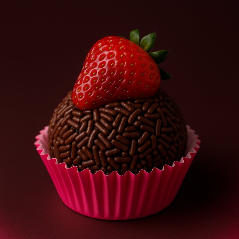 Brigadeirão de Morango